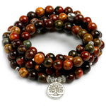 Load image into Gallery viewer, Clarity of Mind of Life Tree 108 Beads Mala of Awakning Buddhist Jewelry
