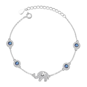 Divine Protection of The Sacred Elephant Elegance Bracelet seen from top