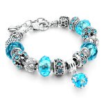 Load image into Gallery viewer, Eloquence of Fifth Chakra Charm Bracelet of Awakning Buddhist Jewelry
