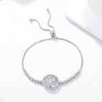 Load image into Gallery viewer, Supreme Serenity of Life&#39;s Tree Elegance Bracelet in decorated environement seen from top
